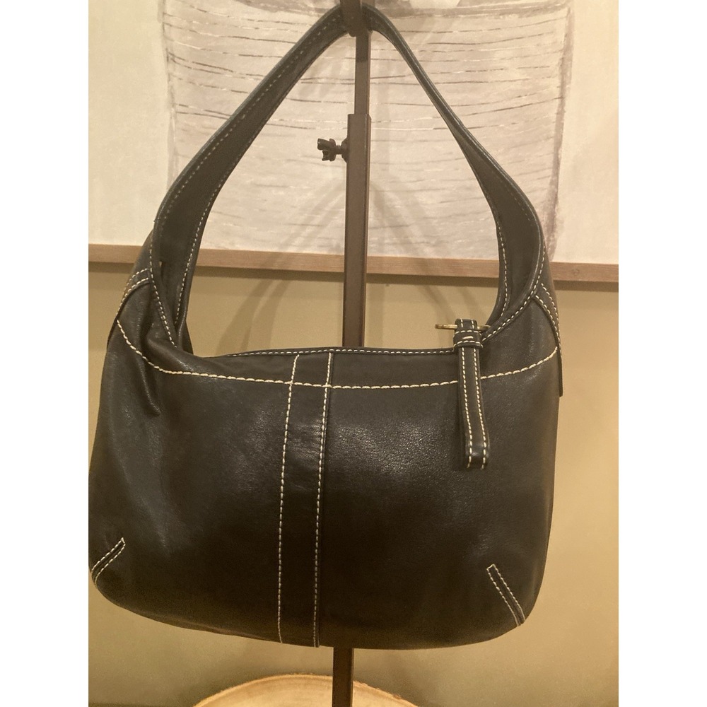 Coach Vintage Leather Ergo 10739 Shoulder Bag In Black Y2K Hard 2 Find Rare